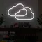 Twin Cloud Neon Signs - Webcam Covers Now