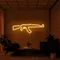 Cool Rifle Neon Sign - Webcam Covers Now