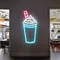 Fizz Glass Neon Sign - Webcam Covers Now