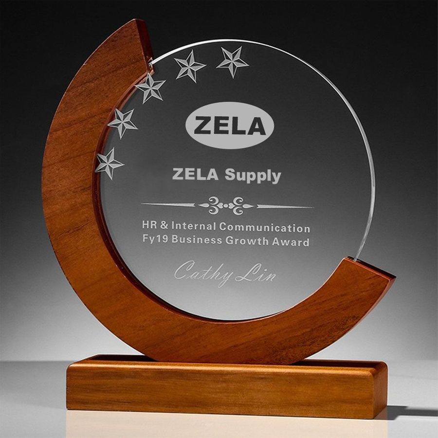 Wooden Base Trophies - Webcam Covers Now