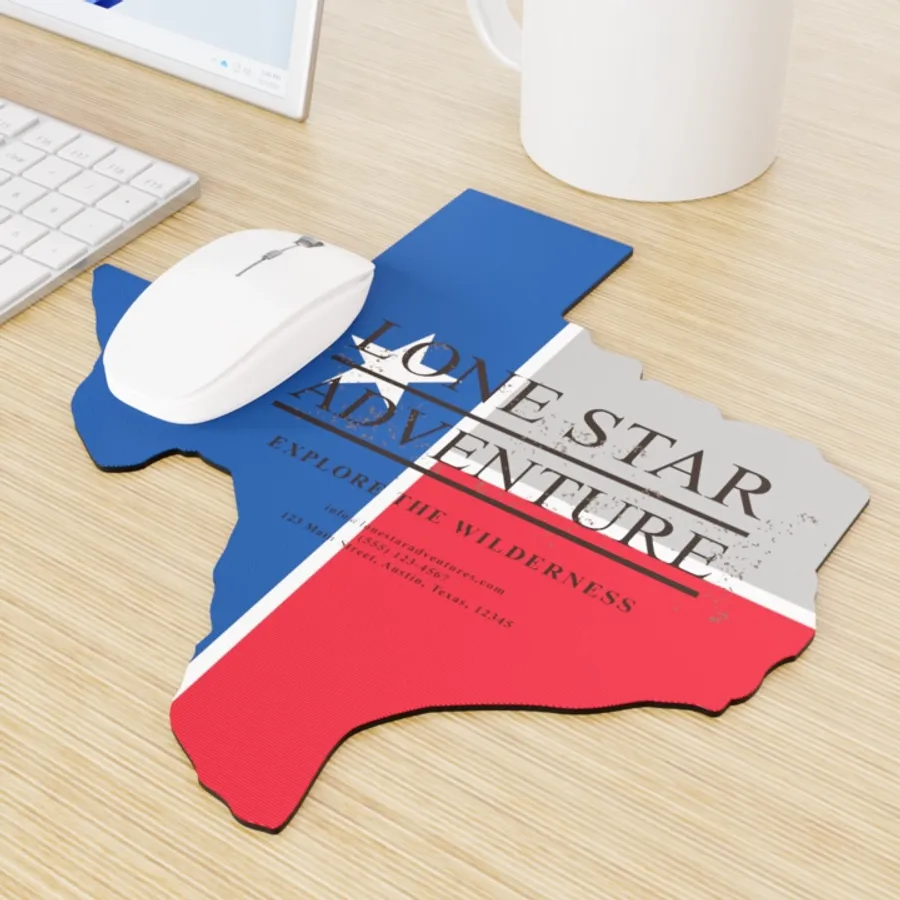 Custom Shape Die Cut Mouse Pad - Webcam Covers Now