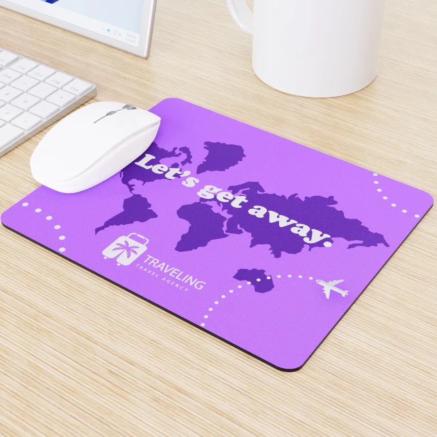 Custom Printed Rectangular Mouse Pad - Webcam Covers Now