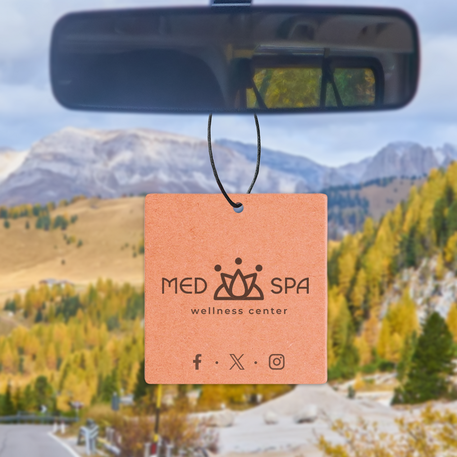 Eco Kraft Paper Air Freshener - Webcam Covers Now