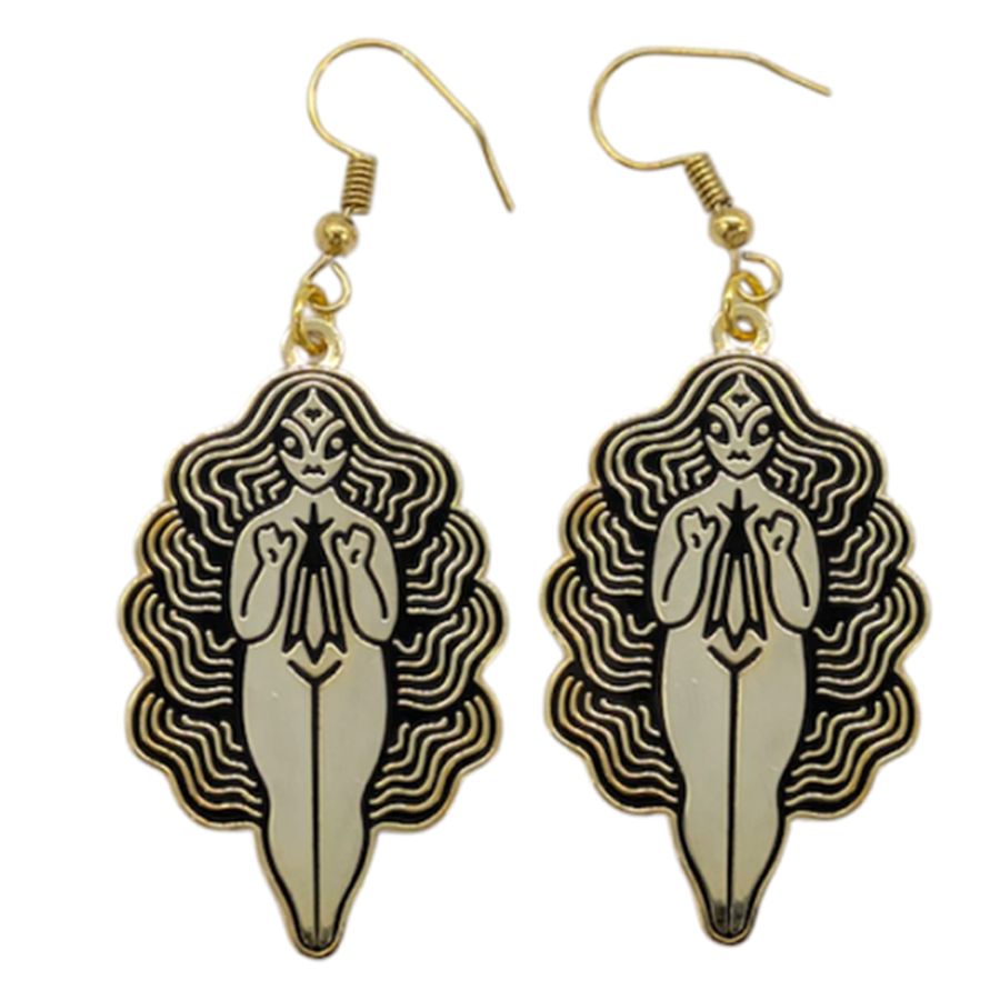 Hard Enamel Metal Earrings - Webcam Covers Now