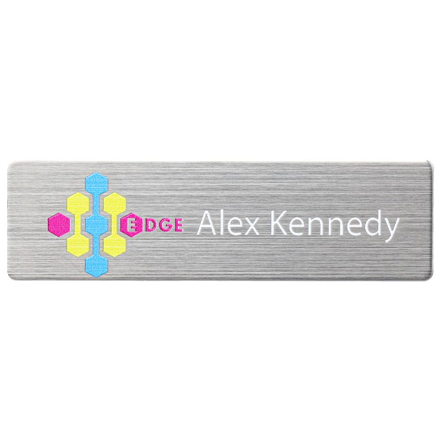 UV Printed Name Badges - Webcam Covers Now