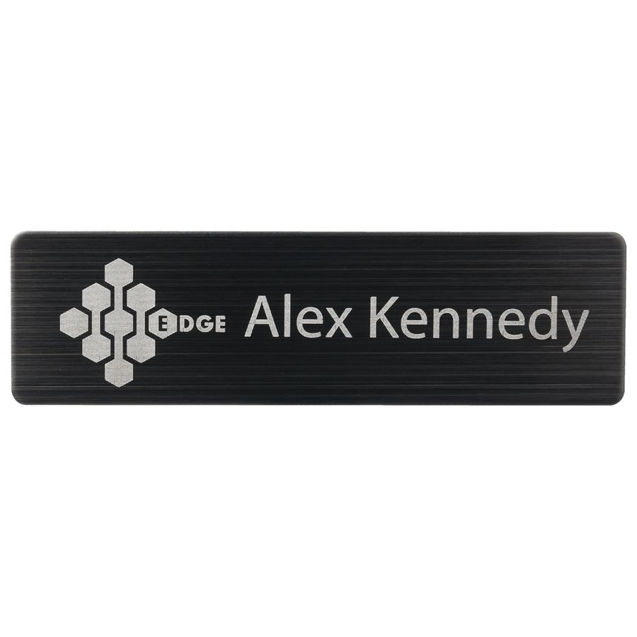 Engraved Metal Name Badges - Webcam Covers Now