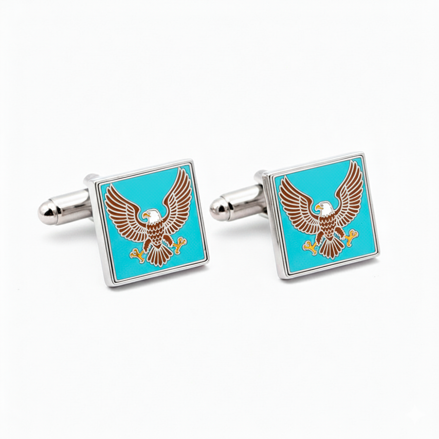 Hard Enamel Cufflinks - Webcam Covers Now