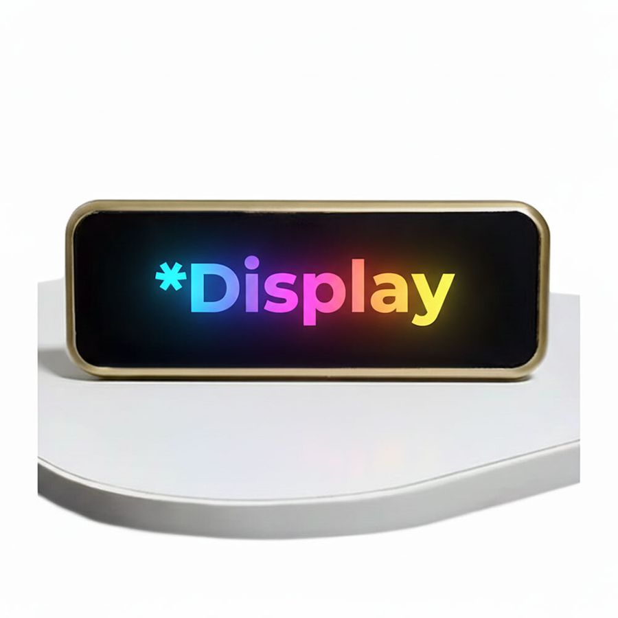 LED Name Badges - Webcam Covers Now