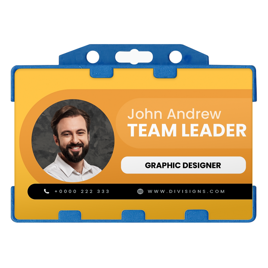 Plastic Insert Badge Holder - Webcam Covers Now