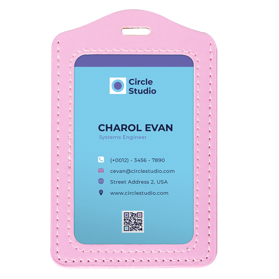 Custom PU Badge Holders - Webcam Covers Now