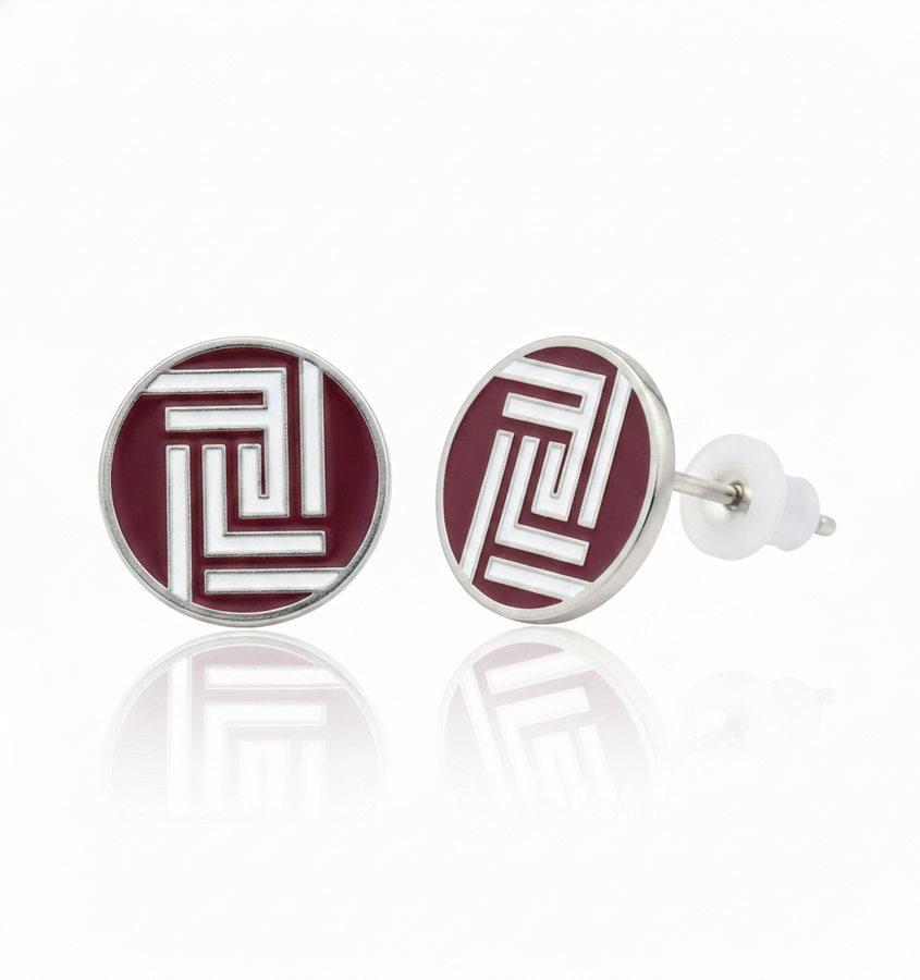 Soft Enamel Metal Earrings - Webcam Covers Now