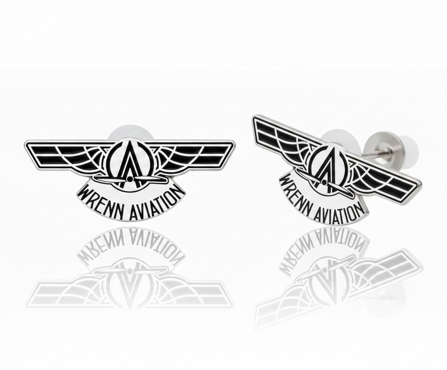 Hard Enamel Metal Earrings - Webcam Covers Now