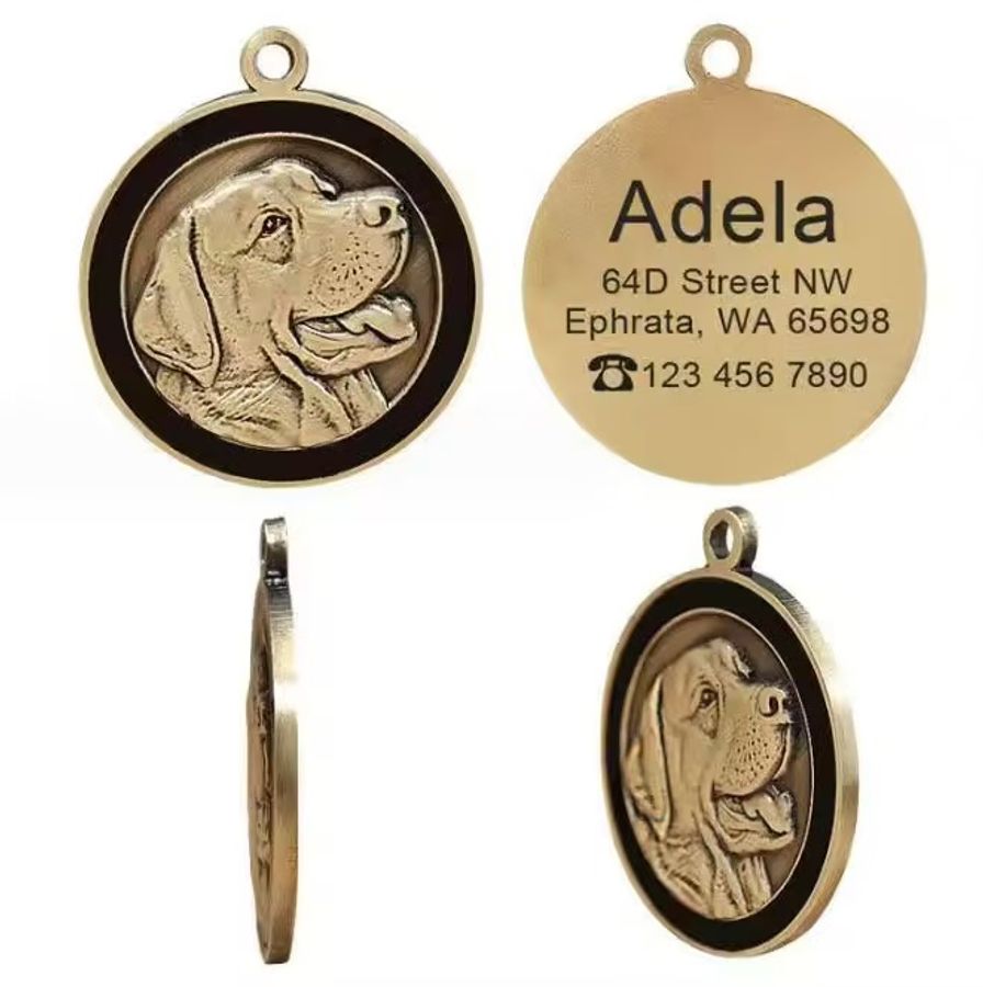 Copper Dog Tags - Webcam Covers Now