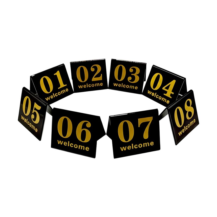 Tent Table Numbers - Webcam Covers Now