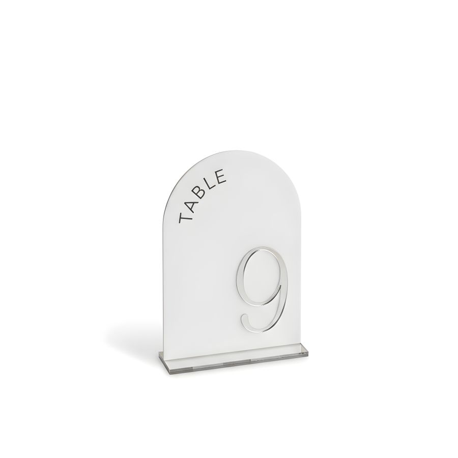 Metallic Table Numbers - Webcam Covers Now