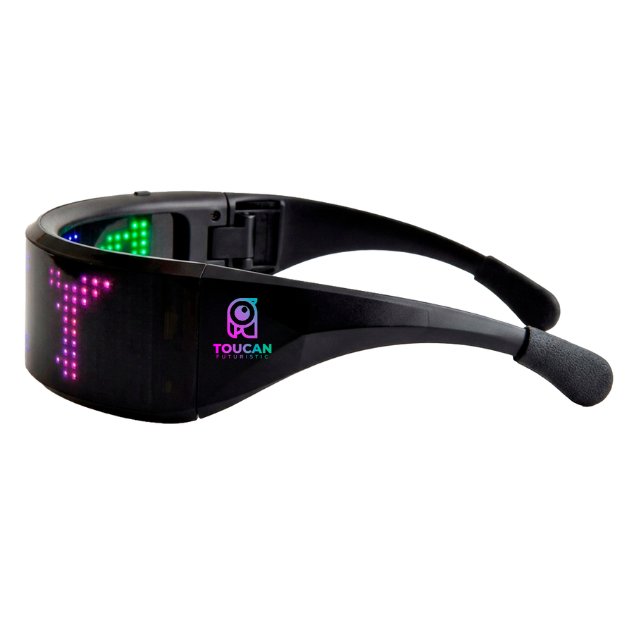 LED Light Up Glasses with Bluetooth - Webcam Covers Now