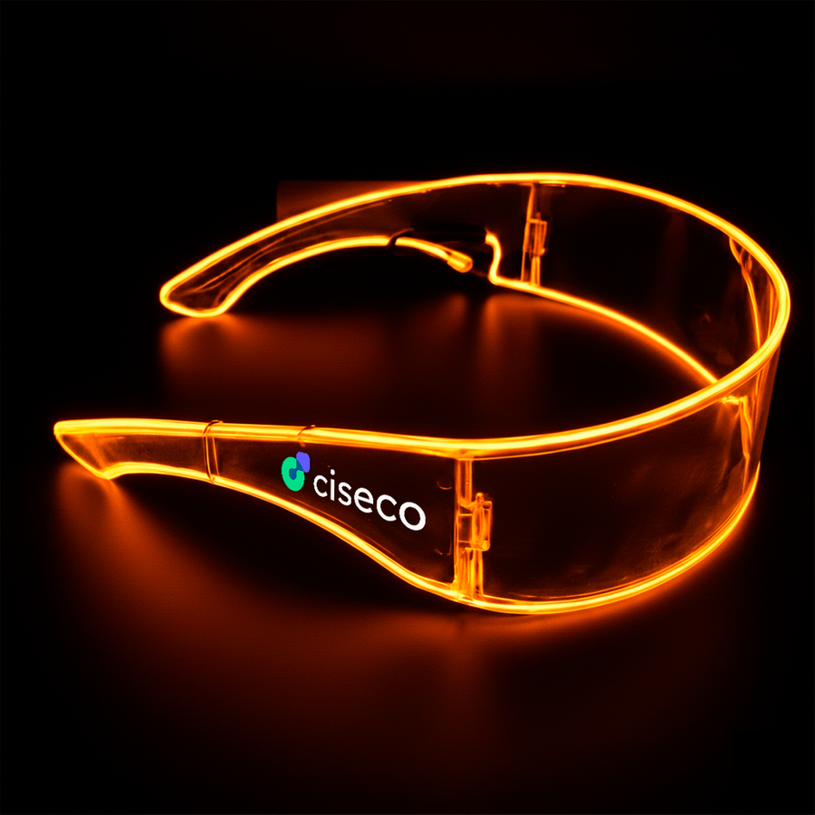 Light Up Cyber Glasses - Webcam Covers Now
