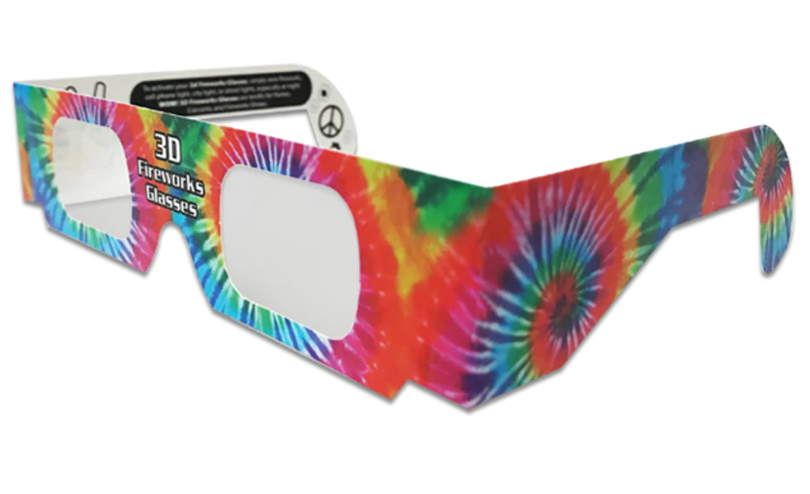 Paper 3D Fireworks Glasses - Webcam Covers Now