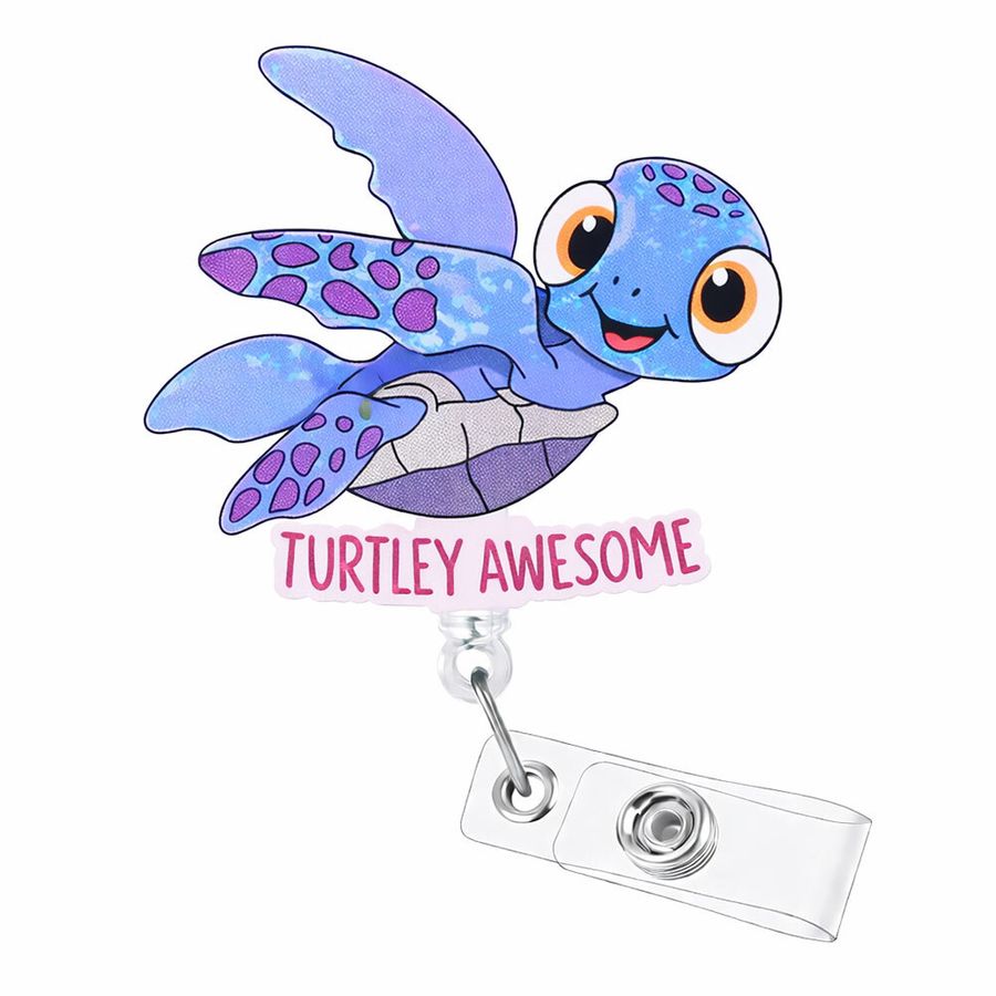 Custom Shape Acrylic Badge Reel - Webcam Covers Now