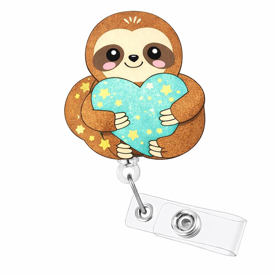 Custom Shape Acrylic Badge Reel - Webcam Covers Now