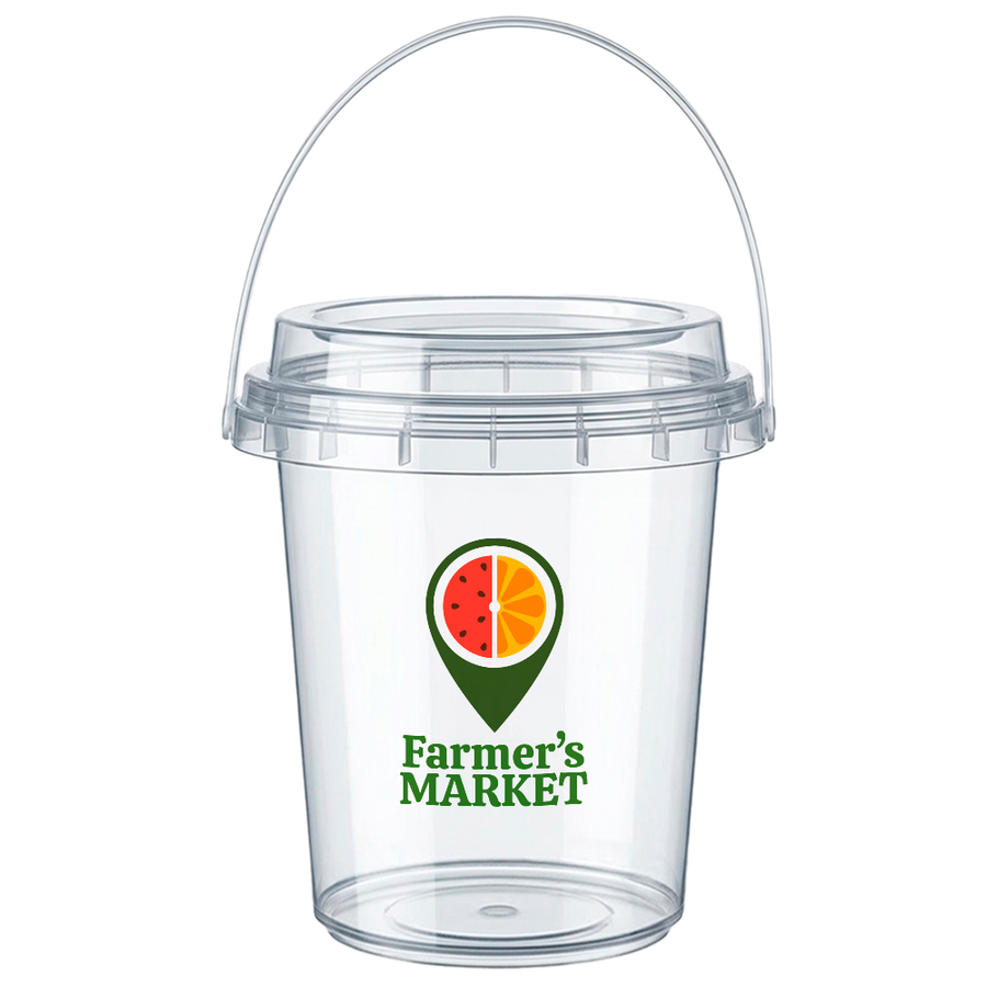 Premium Transparent Drink Buckets - Webcam Covers Now