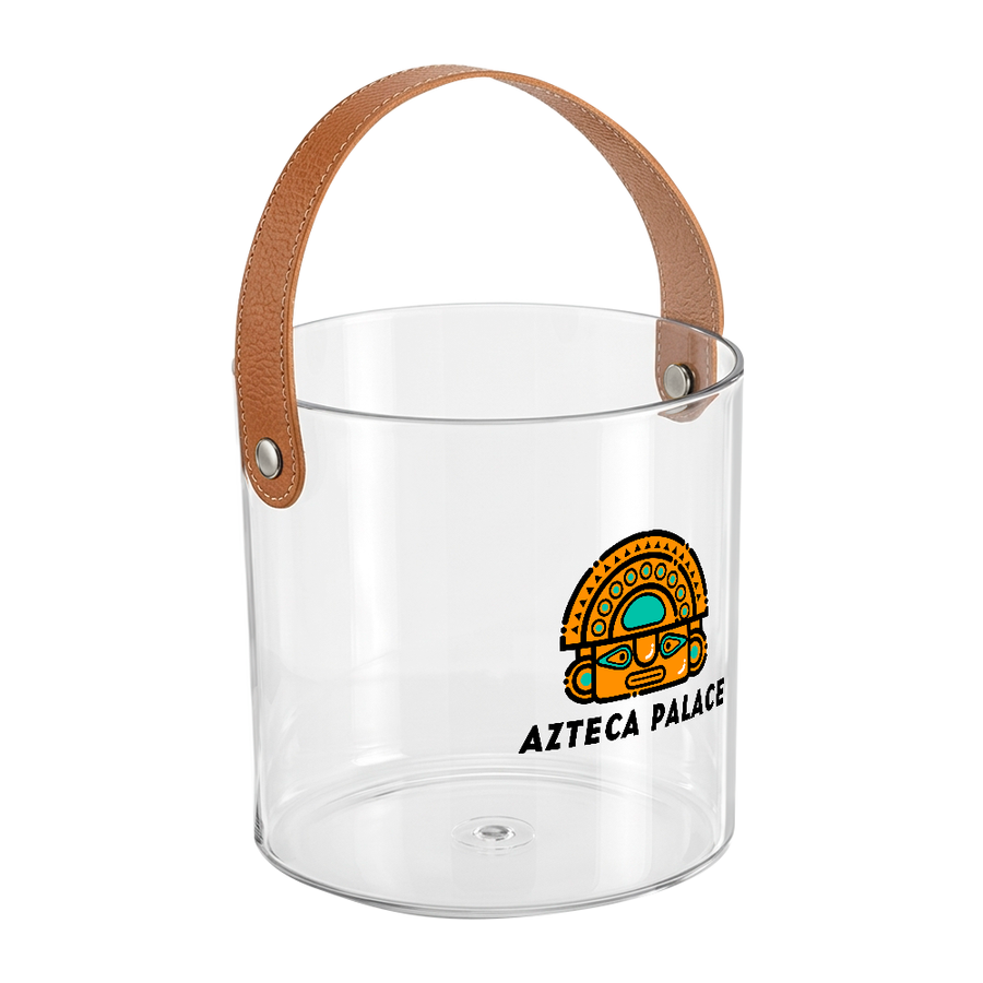 Leather-Strap Clear Drink Buckets - Webcam Covers Now