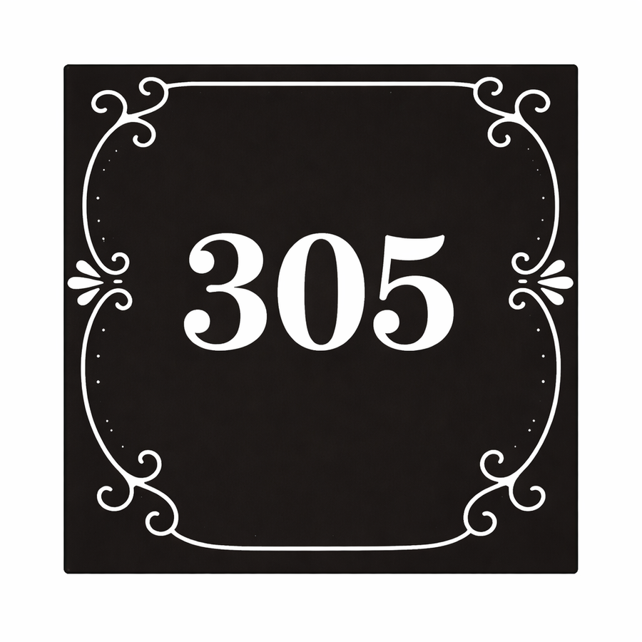 Bespoke Door Number Plates - Webcam Covers Now