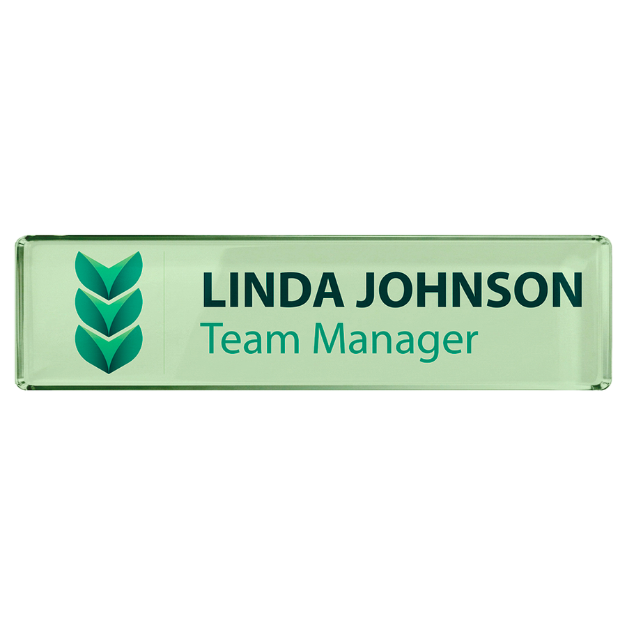 Acrylic Desktop Name Badges - Webcam Covers Now