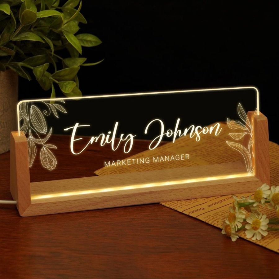 Light Up Table Signs - Webcam Covers Now