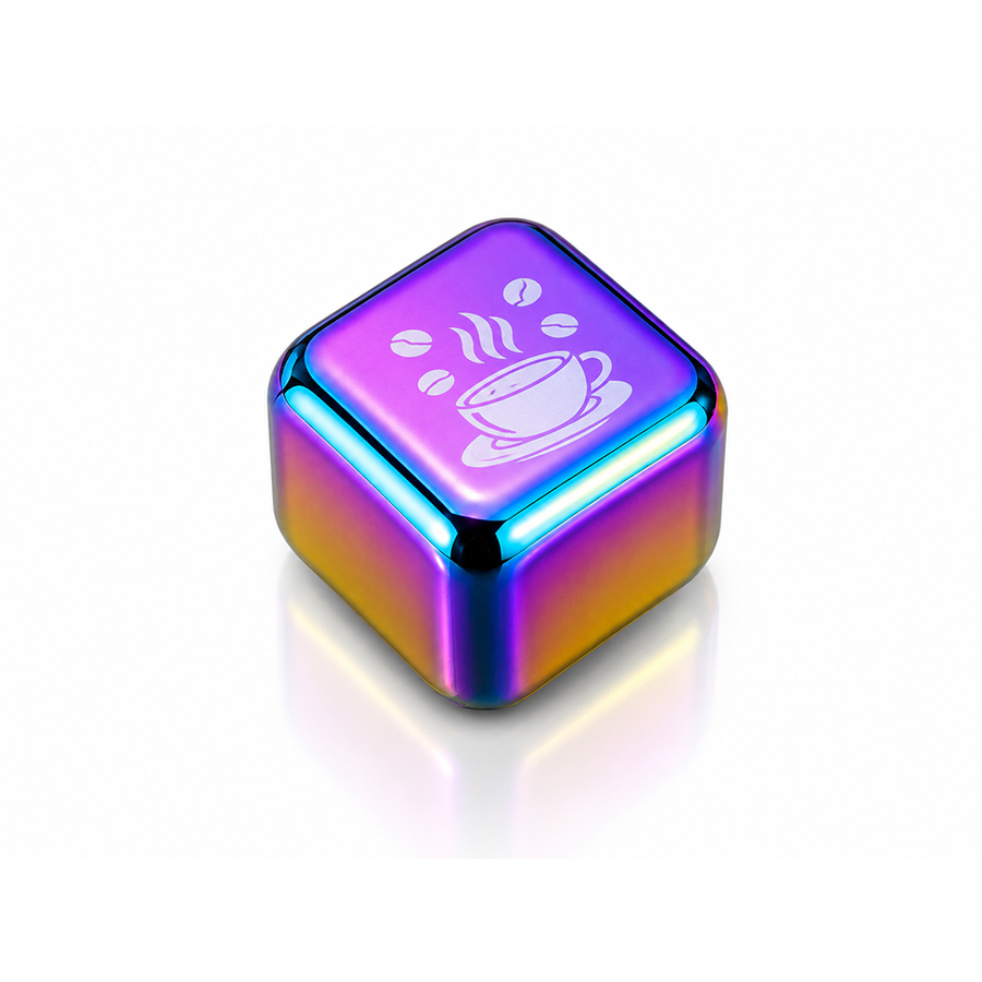 Rainbow Stainless Steel Ice Cubes - Webcam Covers Now