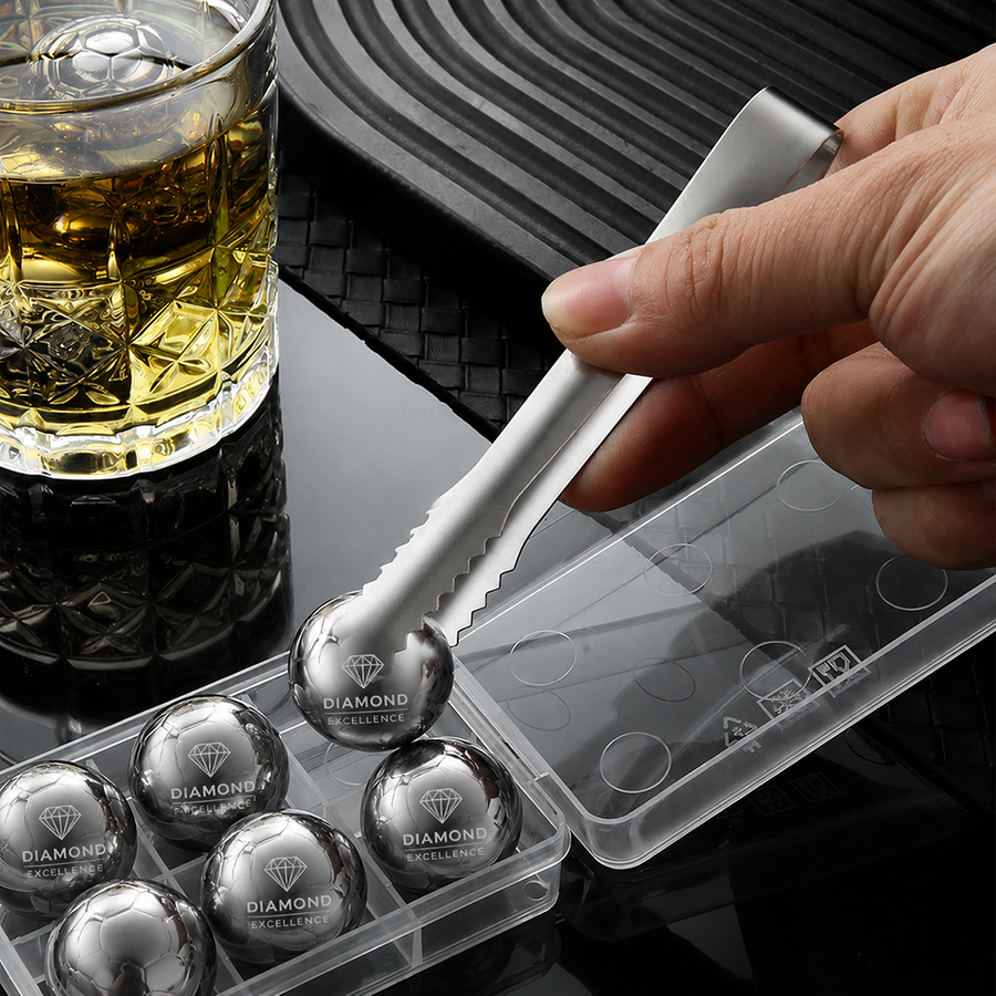 Soccer Ball Stainless Steel Ice Cubes - Webcam Covers Now