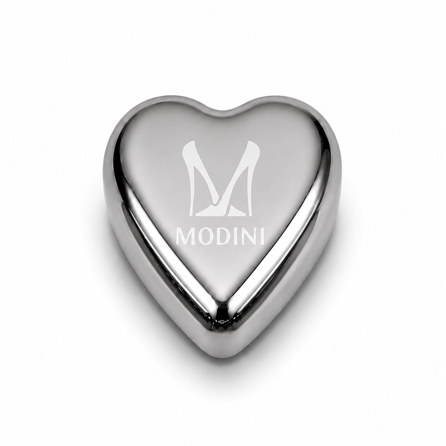 Heart-Shaped Stainless Steel Ice Cubes - Webcam Covers Now