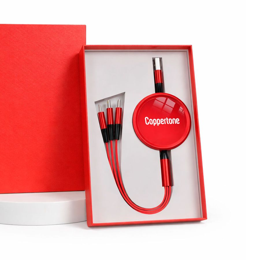 Soft Silicone 3-in-1 Charging Cables - Webcam Covers Now