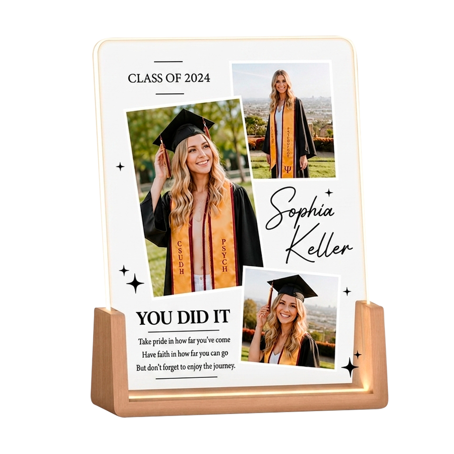 Acrylic Night Light Photo Frames - Webcam Covers Now