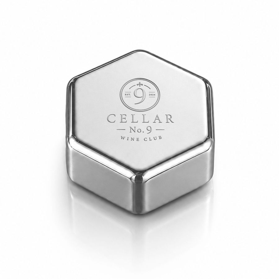 Hexagon Stainless Steel Ice Cubes - Webcam Covers Now