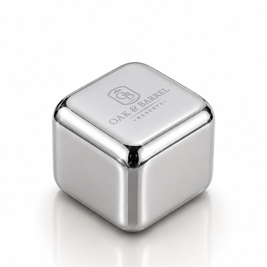 Silver Stainless Steel Ice Cubes - Webcam Covers Now