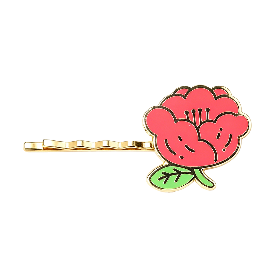 Hard Enamel Metal Hair Clips - Webcam Covers Now
