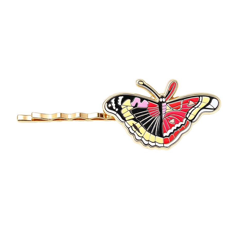 Hard Enamel Metal Hair Clips - Webcam Covers Now