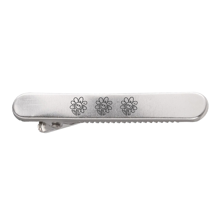 Laser Cut Metal Hair Clips - Webcam Covers Now