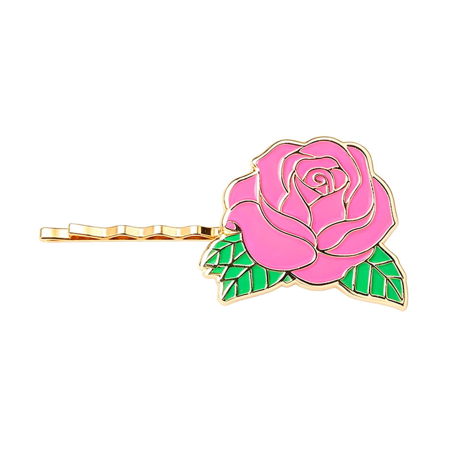 Soft Enamel Metal Hair Clips - Webcam Covers Now