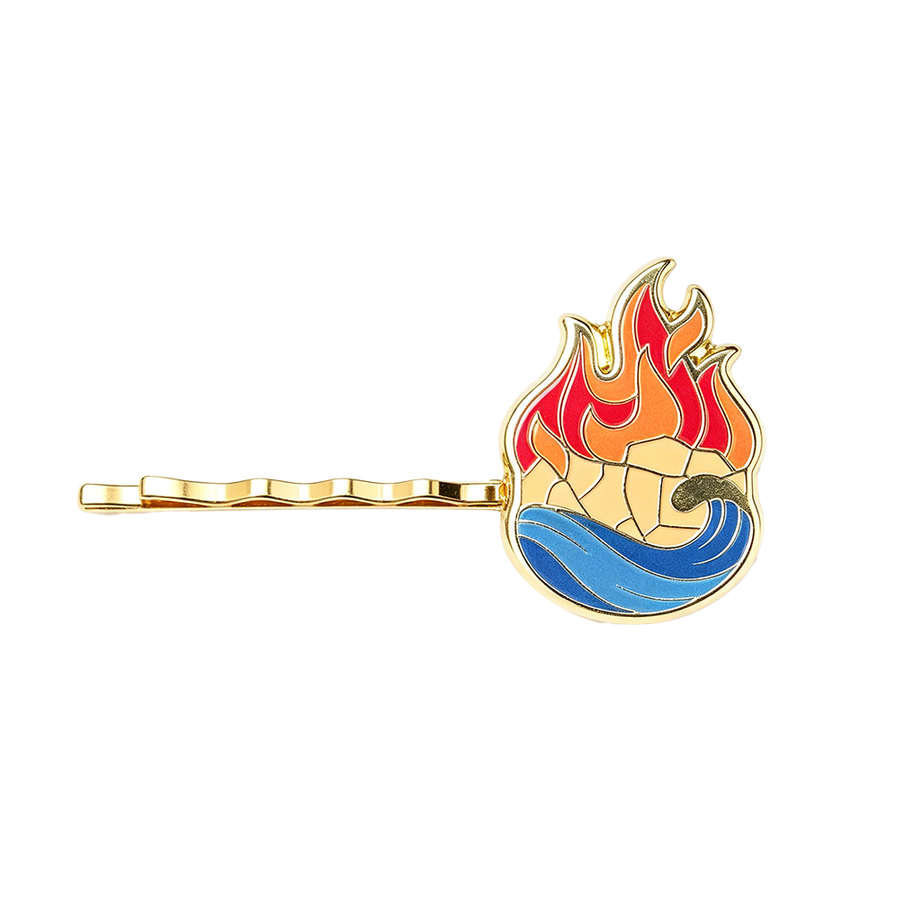 Hard Enamel Metal Hair Clips - Webcam Covers Now
