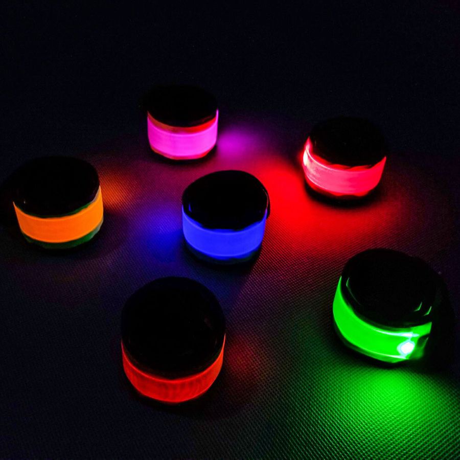 Light Up Slap Wristbands - Webcam Covers Now