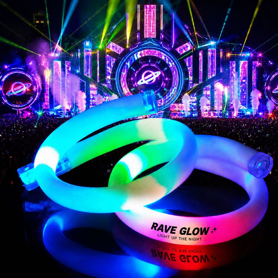 Glow Tube Wristbands - Webcam Covers Now