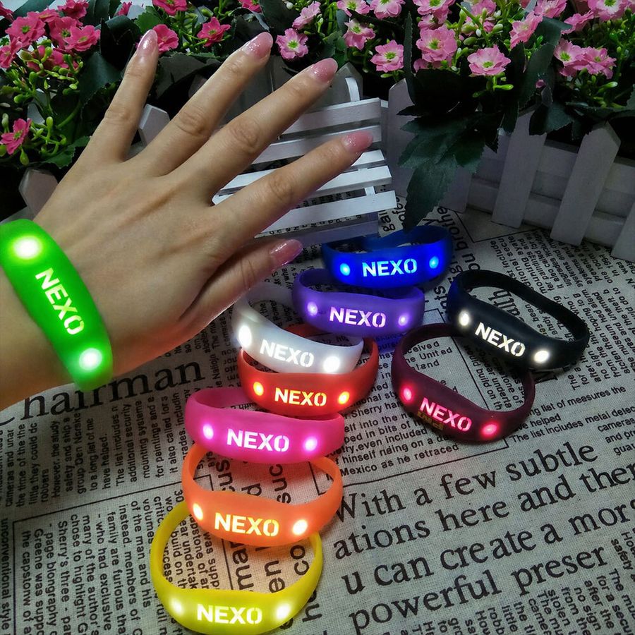 Light Up Silicone Wristbands - Webcam Covers Now