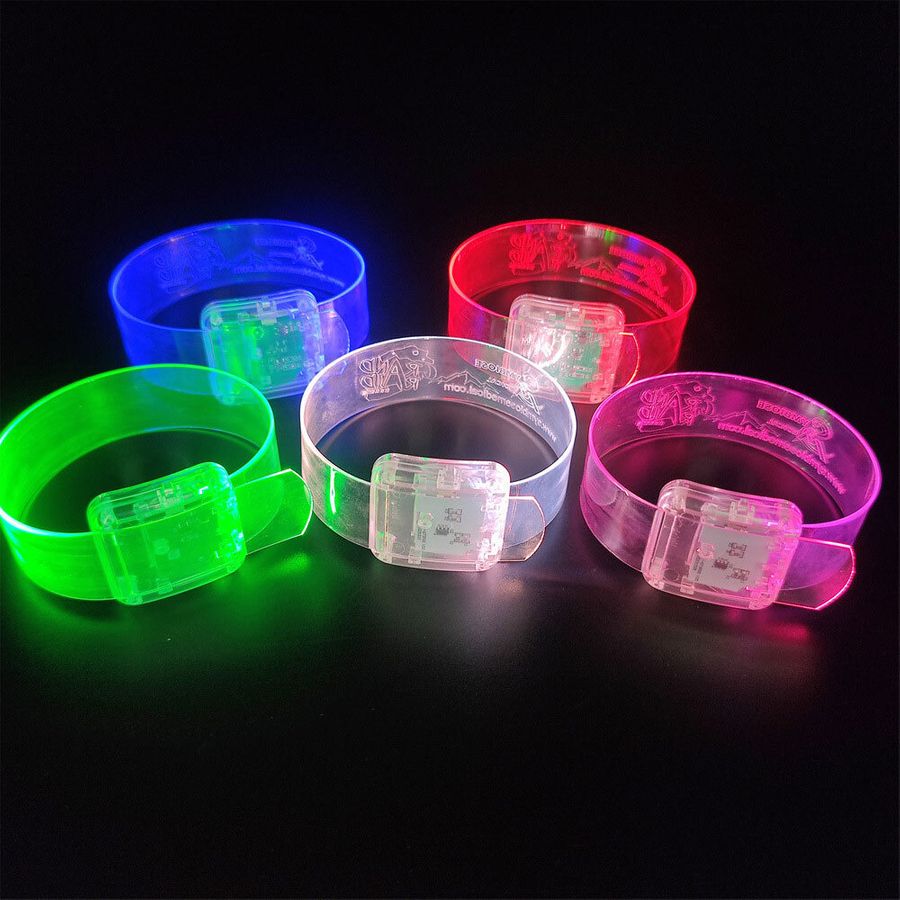 Light Up Plastic Wristbands - Webcam Covers Now