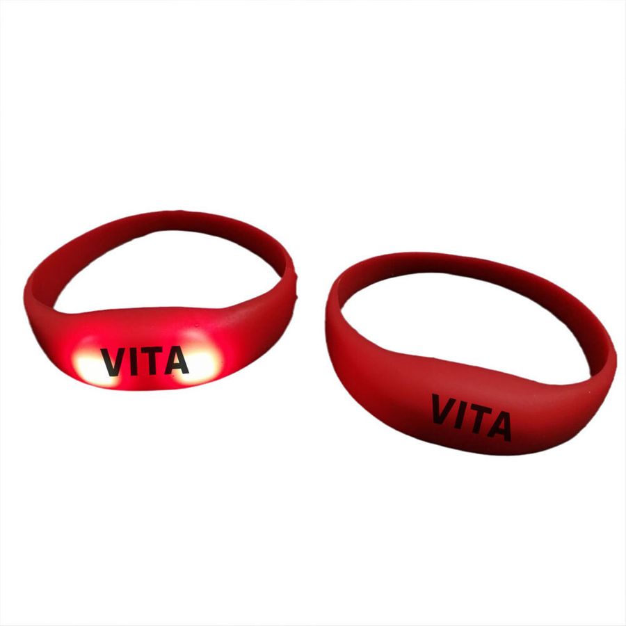 Light Up Silicone Wristbands - Webcam Covers Now