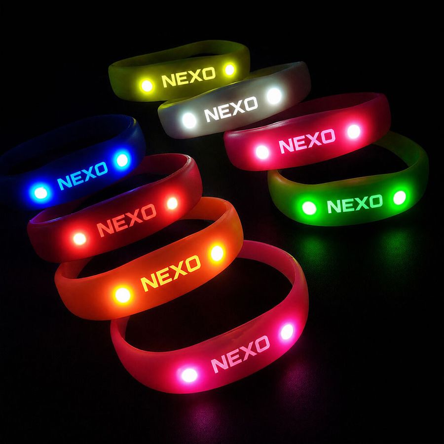Light Up Silicone Wristbands - Webcam Covers Now
