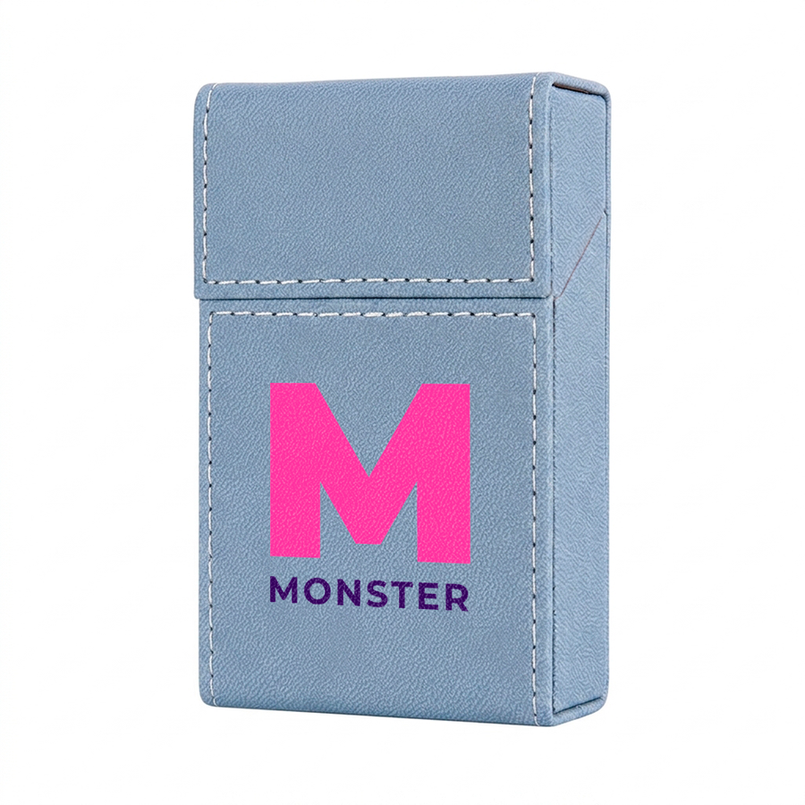 Flip Top PU Leather Full Bag Cigarette Cases - Webcam Covers Now