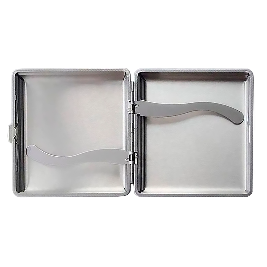 Leather Grain Metal Cigarette Cases - Webcam Covers Now