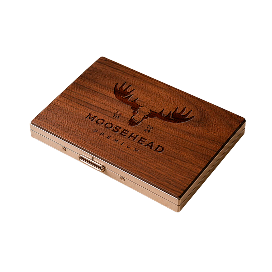 Metal Framed Wooden Cigarette Cases - Webcam Covers Now